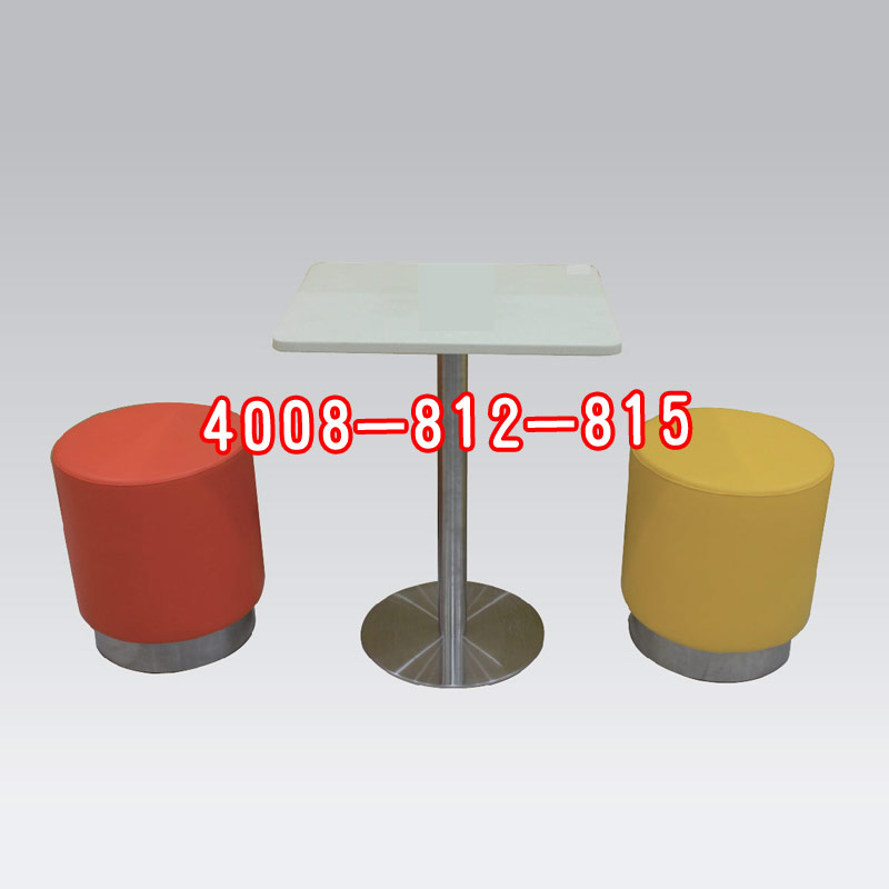 圆形椅两人桌组合